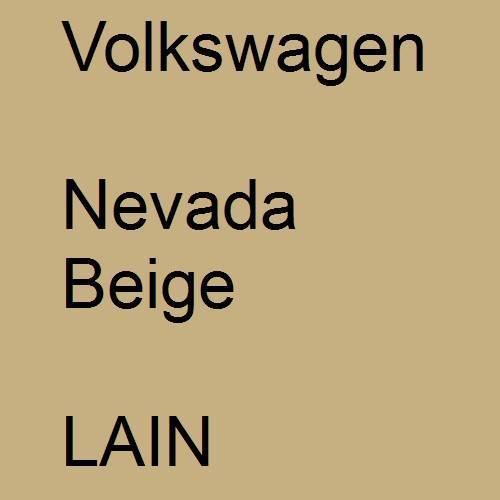 Volkswagen, Nevada Beige, LAIN.